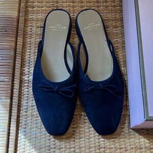 Ann Mashburn Joy Mules Navy Suede 37.5